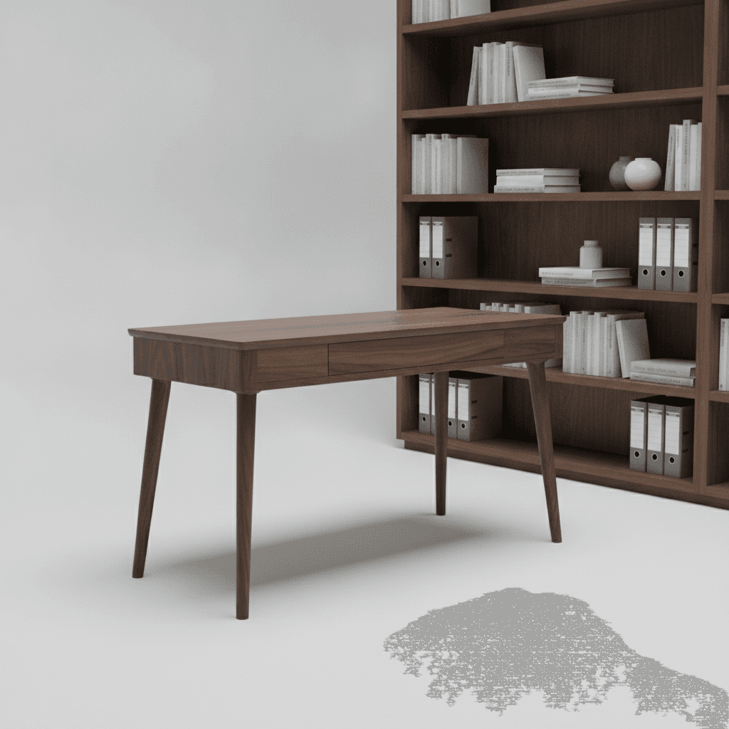 Walnut Wood Writing Desk
