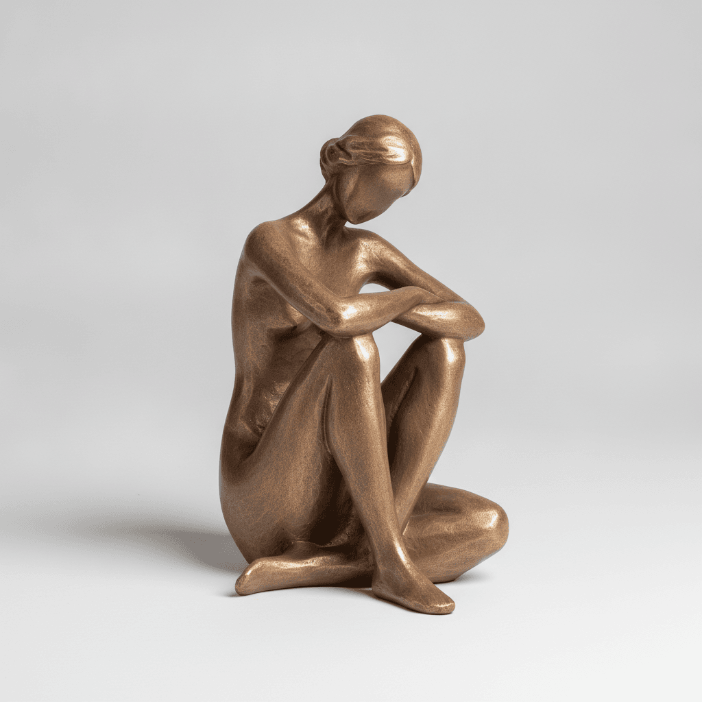 Bronze Female Figure Statue